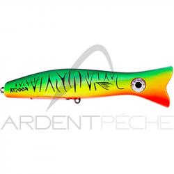 Poisson nageur HALCO Roosta popper 105 H52 Fluoro gree