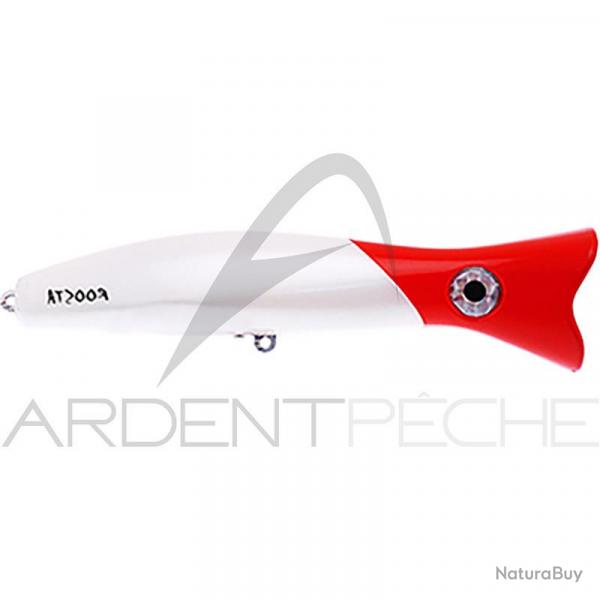 Poisson nageur HALCO Roosta popper 105 H53 White redhe