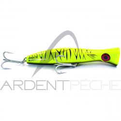 Poisson nageur HALCO Roosta popper 195 H76 YELLOW TIGER