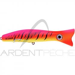 Poisson nageur HALCO Roosta popper 80 R1 Pink fluoro
