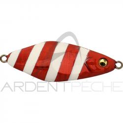 Jig MEGABASS Metal X flat glider 40g Red glow stripe