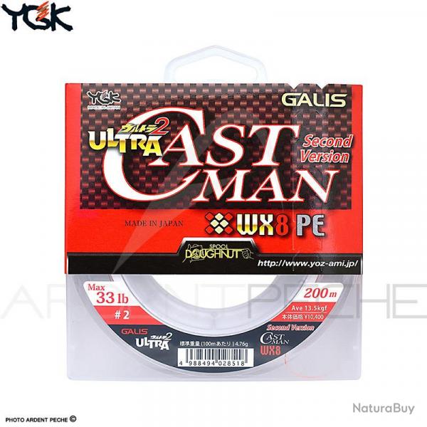 Tresse YGK Ultra castman WX8 PE2