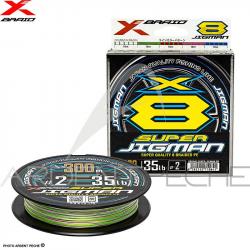 Tresse XBRAID Super jigman X8 300m PE1.5 / 0.205mm