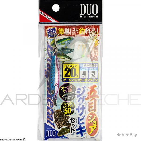 Jig DUO Drag metal shore jig sabiki set 20g Silver