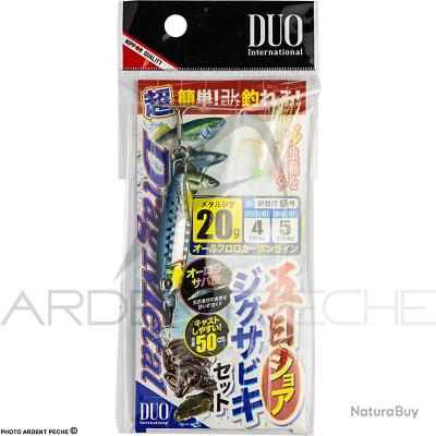 Duo Jig Drag Metal Shore Jig Sabiki Set Blue Pink Sardine - 30g - DRAG M SHJS 30 BLU P