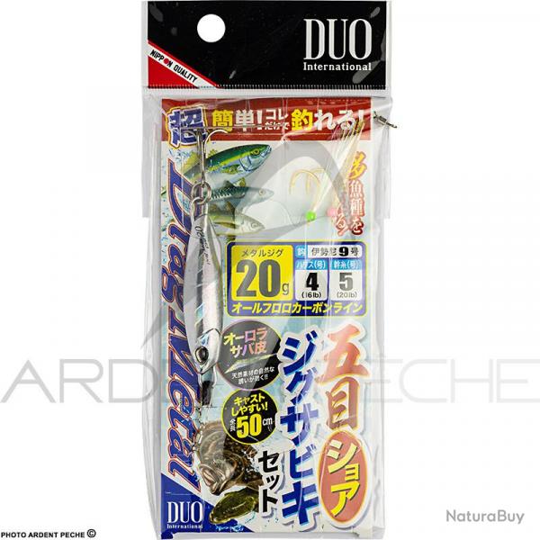 Jig DUO Drag metal shore jig sabiki set 40g Sardine