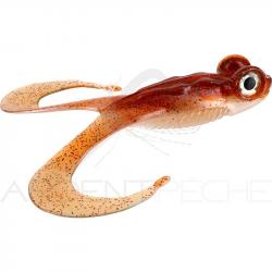 Leurre souple GUNKI Bull frog 100 Brown sugar red flake