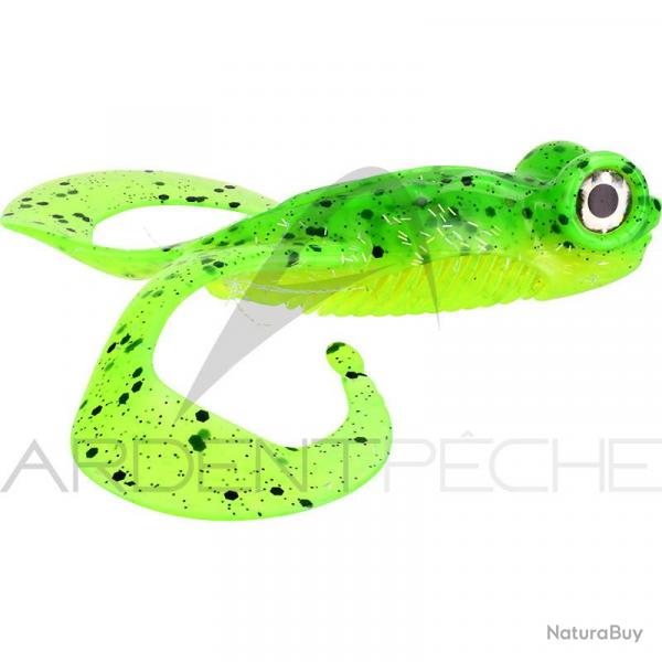 Leurre souple GUNKI Bull frog 100 Lime chart pepper