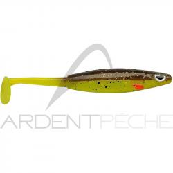 Leurre souple BERKLEY Sick vibe 9cm x1 Brown chartreuse