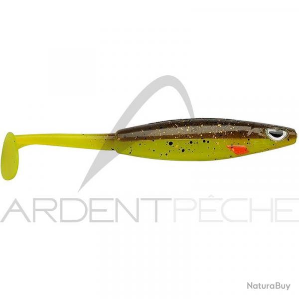 Leurre souple BERKLEY Sick vibe 9cm x1 Brown chartreuse