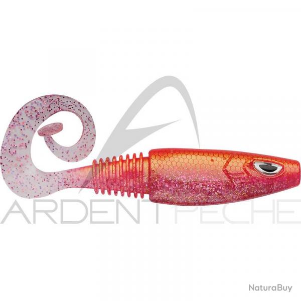 Leurre souple BERKLEY Sick curl 12cm x1 Cotton candy