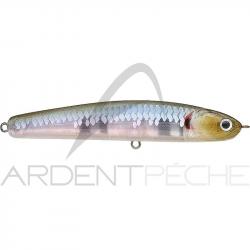 Poisson nageur LUCKY CRAFT Wander 80 SW Zebra MS Ghost minnow