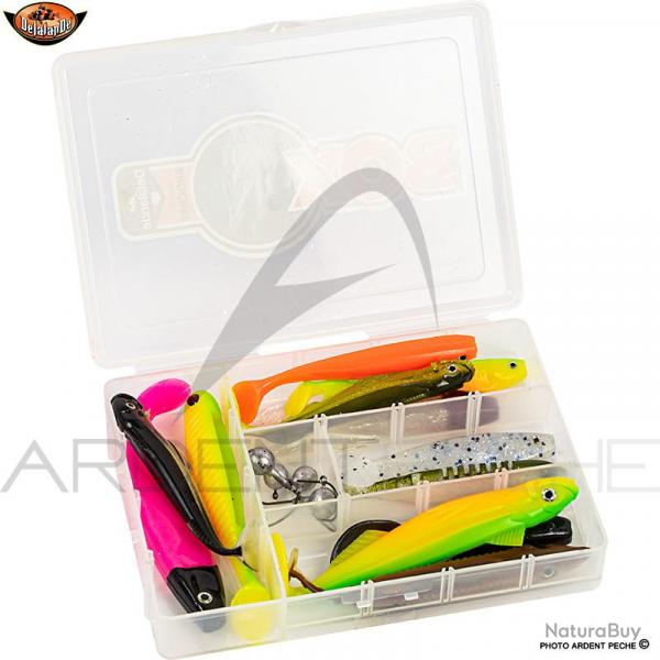 Leurre souple DELALANDE Coffret Brochet