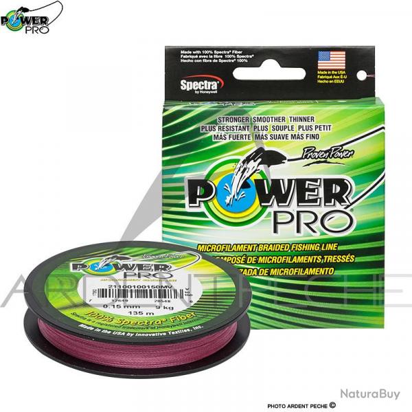 Tresse POWER PRO Rouge 275m  0.23mm