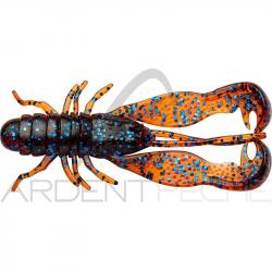 Leurre souple LMAB Filet craw 10cm Motoroil blue