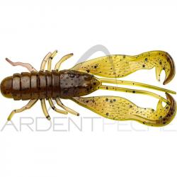 Leurre souple LMAB Filet craw 7cm Green pumpkin chartreuse