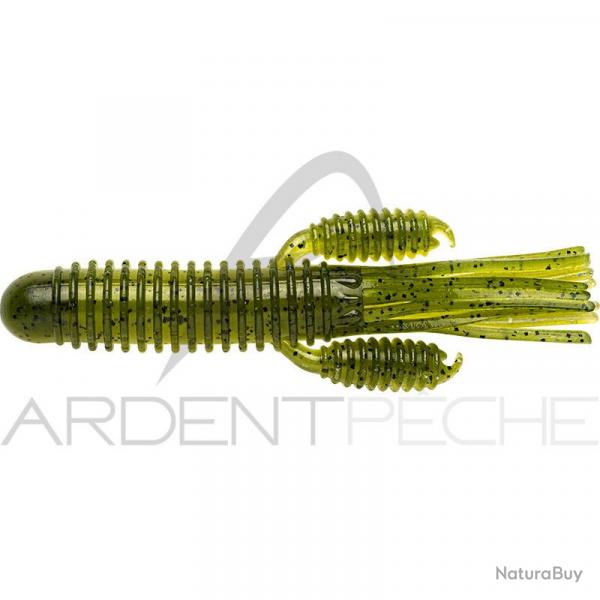 Leurre souple REINS Craw tube 4 B16 Dos vert