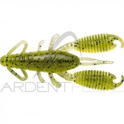Leurre souple REINS Ring craw 3 B16 Dos vert