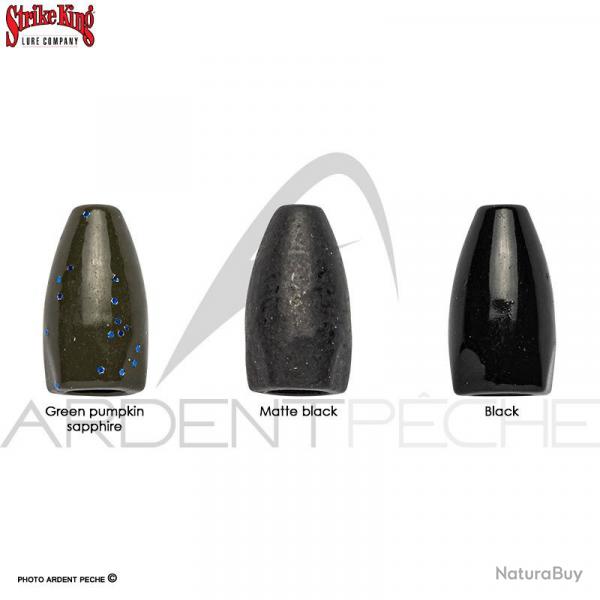 Plombs balle STRIKE KING Tour grade tungsten weights 3.5g Noir