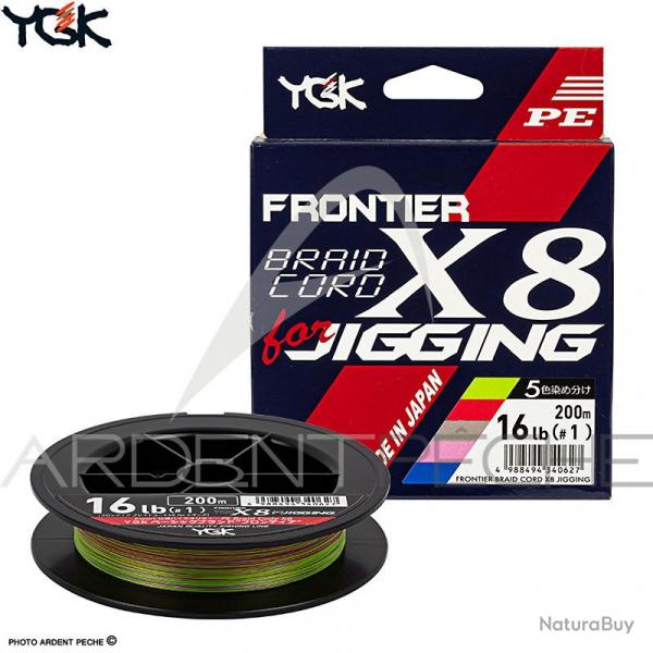Tresse YGK Frontier braid cord X8 PE1.2