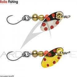 Cuiller BRETTON Axiale n°3 Or points rouge