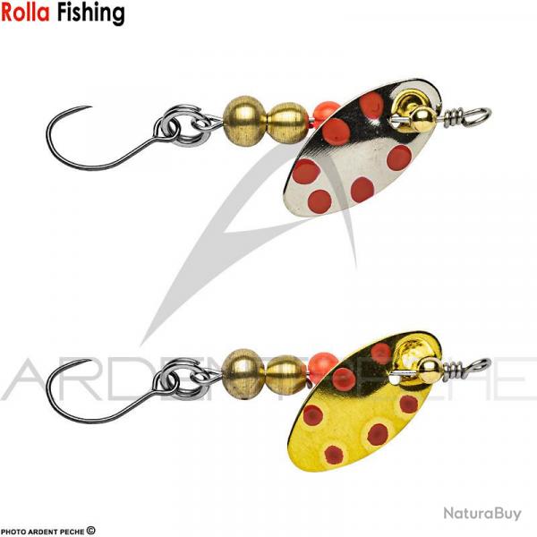Cuiller BRETTON Axiale n3 Or points rouge