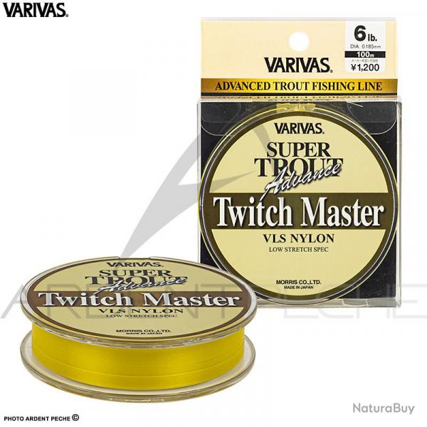 Fils nylon VARIVAS Super trout advance twitch master  0.215mm