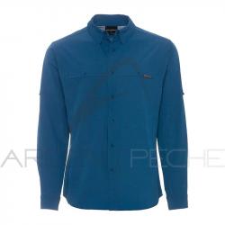 Chemise GRUNDENS Leader l/s monument dark blue XXL