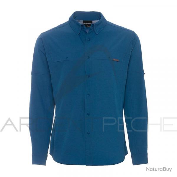 Chemise GRUNDENS Leader l/s monument dark blue XXL