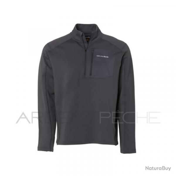 Tee shirt GRUNDENS Grundies thermal 1/4 zip top anchor XXL