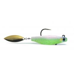 Leurre souple HYPERLASTICS Dartspin pro int weight 2 1/2 Elec chicken/gold