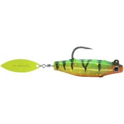 Leurre souple HYPERLASTICS Dartspin pro int weight 2 1/2 Fire tiger/chart