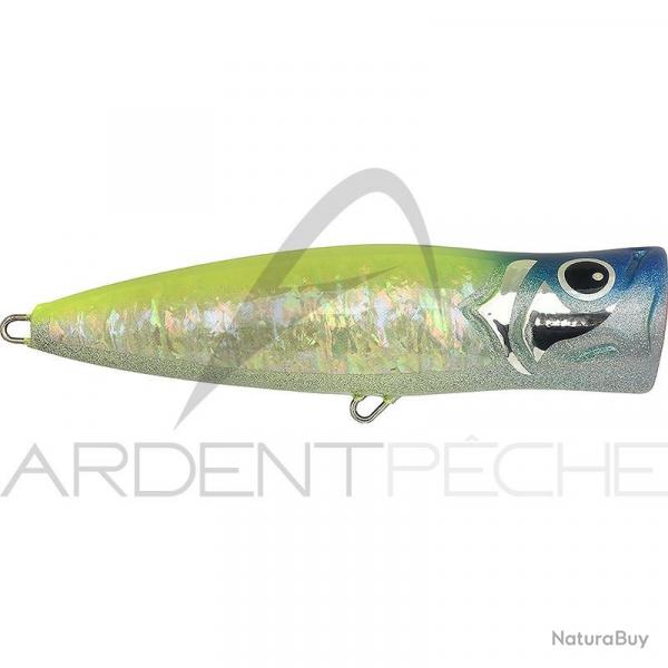 Poisson nageur FISH TORNADO Tornado koz pencil popper fat 200 FL 7 White abalone chart back