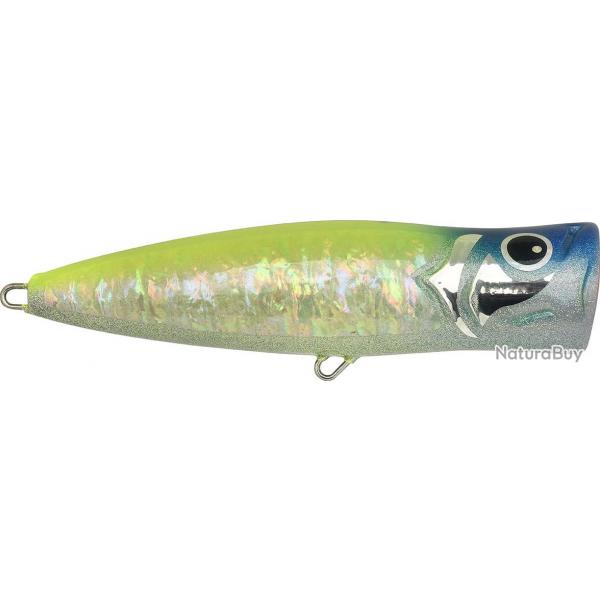 Poisson nageur FISH TORNADO Tornado koz pencil popper normal 180 FL 7 White abalone chart back
