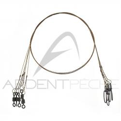 Bas de ligne HALCO Single strand wire trace 86lb