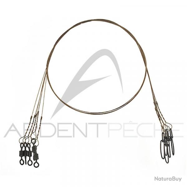 Bas de ligne HALCO Single strand wire trace 105lb