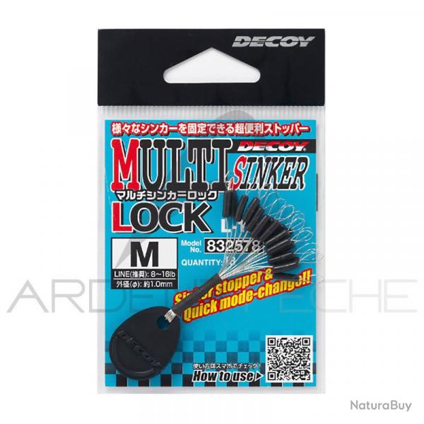 DECOY Multi sinker lock L-12 L / 12-30lb