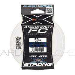 Fil fluorocarbone XBRAID FC Absorber slim and strong 88lb