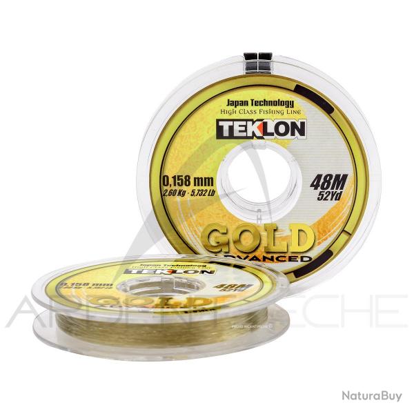 Fils nylon TEKLON Gold advanced 48m  0.142mm