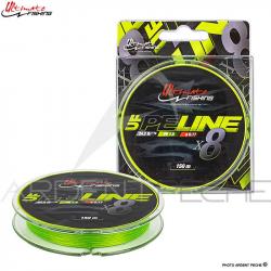 Tresse ULTIMATE FISHING PE Line X8 Chartreuse 200m PE2 (Ø 0.21mm)