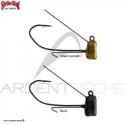 Tête plombée STRIKE KING Tour grade ned rig weedless head Noir 1.8g