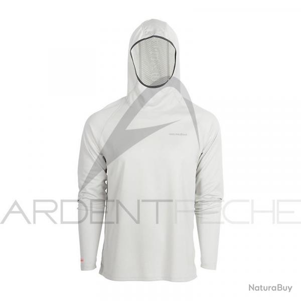 Tee shirt  capuche GRUNDENS Solstrale pro hoody glacier