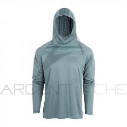 Tee shirt à capuche GRUNDENS Solstrale pro hoody quarry