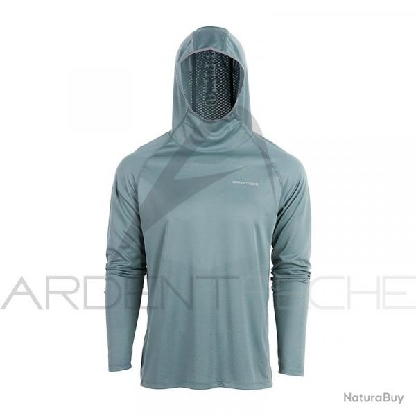Tee shirt  capuche GRUNDENS Solstrale pro hoody quarry