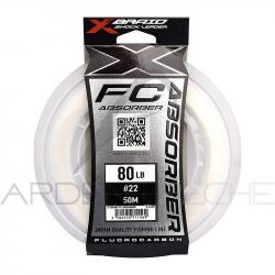 Fils fluorocarbone XBRAID FC Absorber 50m 100lb