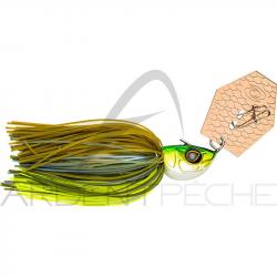 Chatterbait ILLEX Crazy crusher 21g Chartreuse pumpkin craw