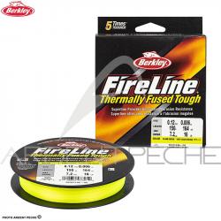 Tresse BERKLEY Fireline fused original flame green 300m Ø 0.32mm
