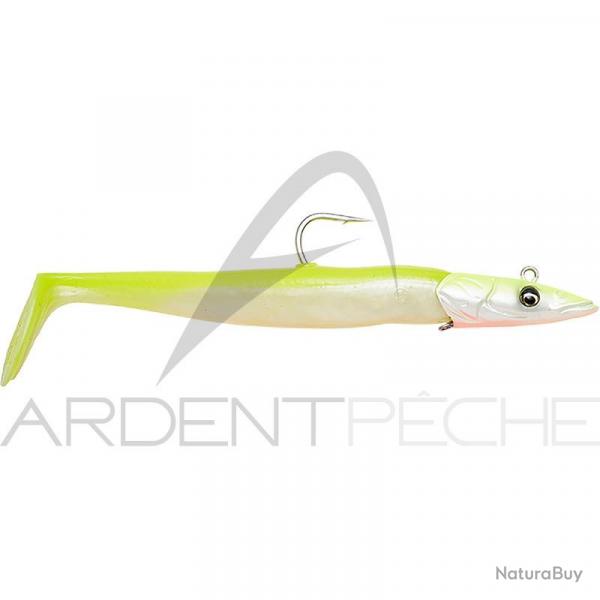 Leurre souple SAVAGE GEAR Sandeel V2 14cm Lemon back