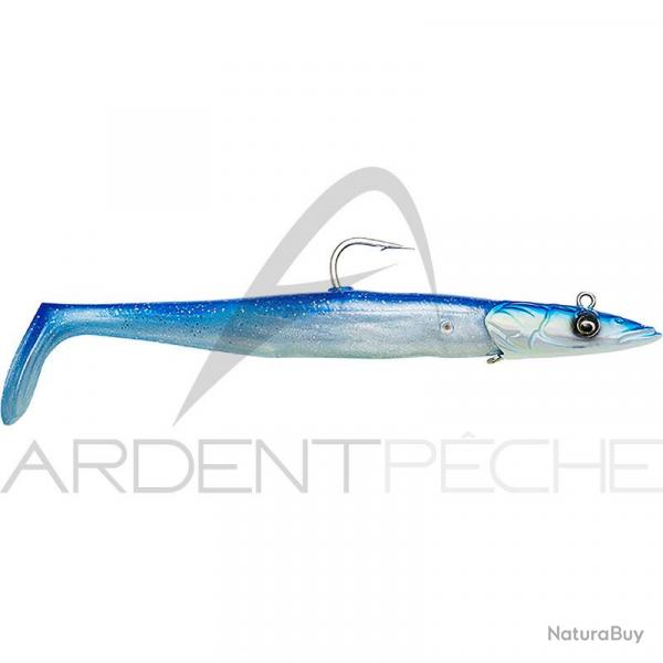 Leurre souple SAVAGE GEAR Sandeel V2 15.5cm Blue pearl silver