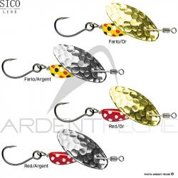 Cuiller tournante SICO LURE Vibro 3.5g Red/Or
